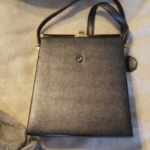 Silver Jeans Black Satchel Bag